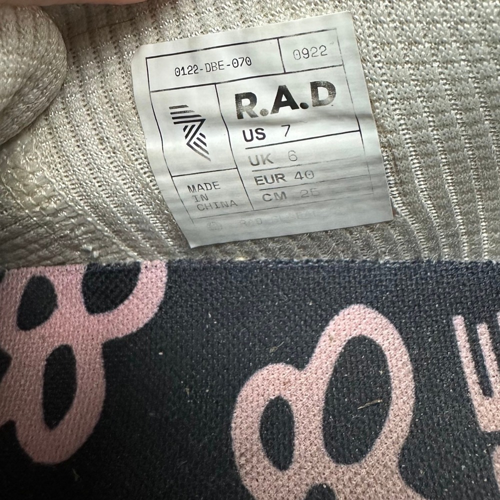 R.A.D. One Global DBE Training Crossfit Shoes Tan Pink Sneakers Mens Size 7 - Picture 9 of 10
